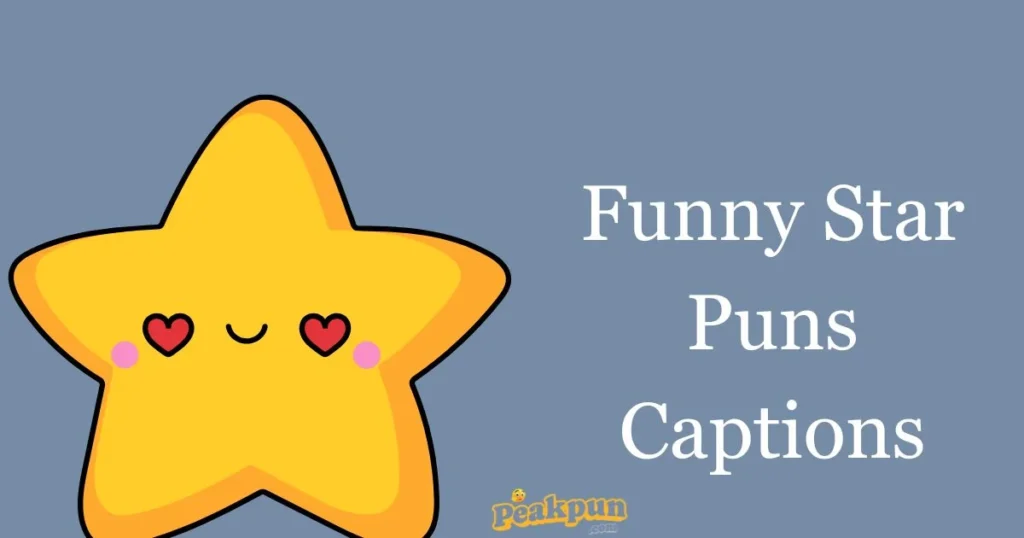 Funny Star Puns Captions