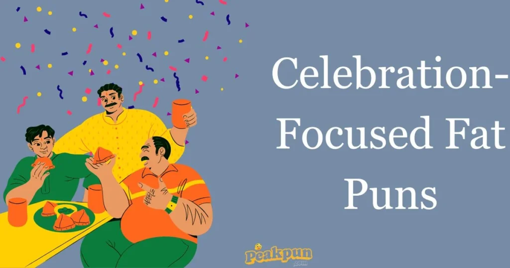 Celebration Focused Fat Puns