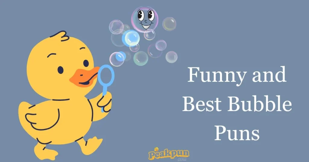 Funny And Best Bubble Puns
