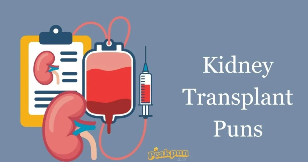 Kidney Transplant Puns