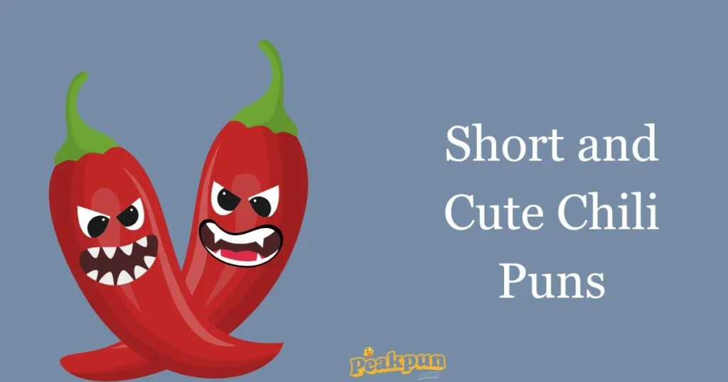 Short And Cute Chili Puns