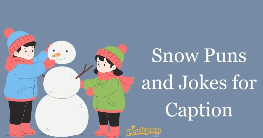 Snow Puns And Jokes For Caption