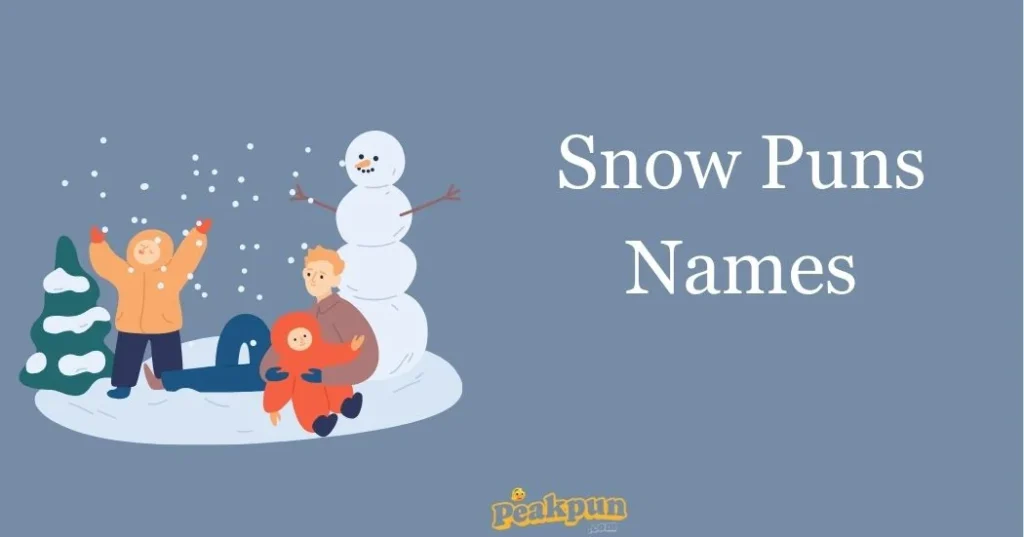 Snow Puns Names