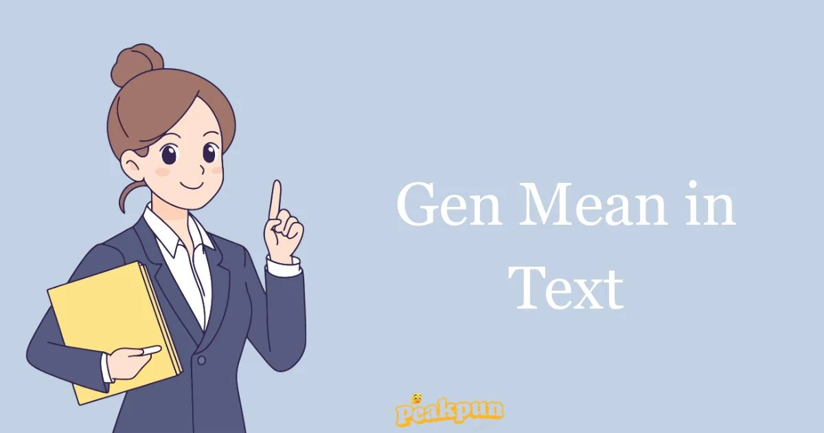 Gen Mean In Text