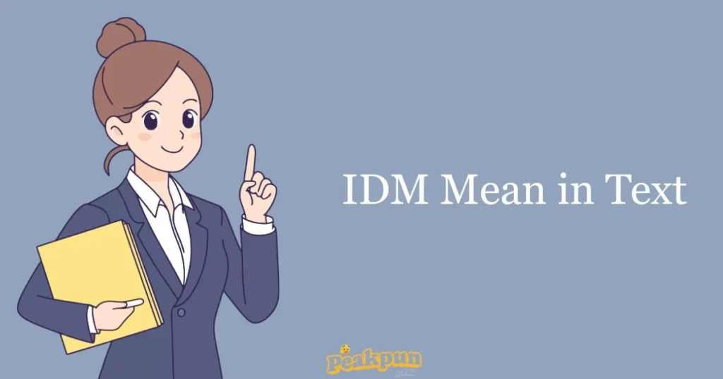 Idm Mean In Text