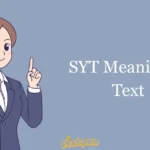 Syt Meaning In Text